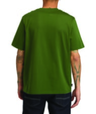 TIMBERLAND EMBROIDERY TONAL Koszulka bawełniana czarny/leśnozielony - Koszulki męskie - 2