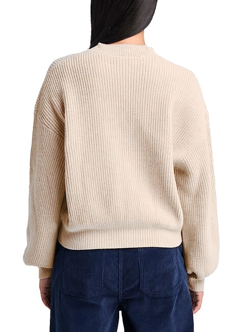 WOOL BLEND  Sweter z okrągłym dekoltem wrzos angorski - Koszulki damskie