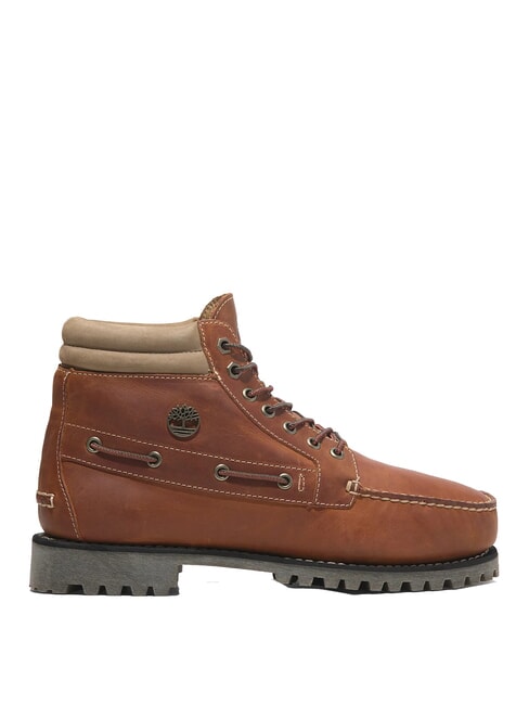 AUTHENTIC MID Sk&oacute;rzane botki średni pomarańczowy pełny ziarno - Buty męskie
