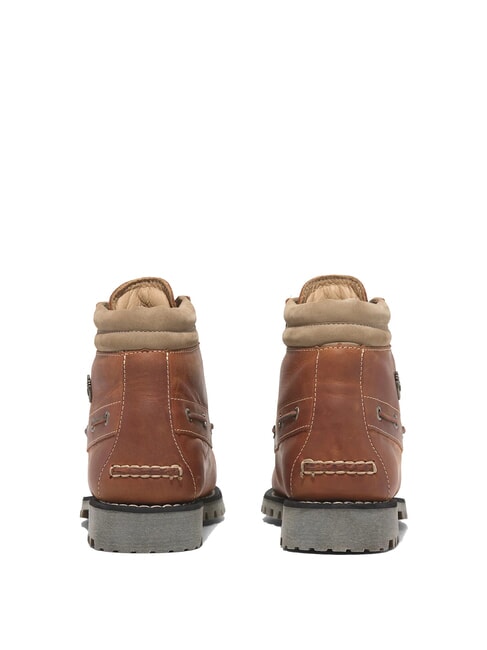 AUTHENTIC MID Sk&oacute;rzane botki średni pomarańczowy pełny ziarno - Buty męskie