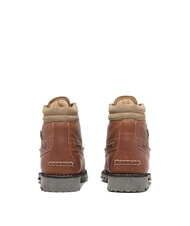 TIMBERLAND AUTHENTIC MID Sk&oacute;rzane botki średni pomarańczowy pełny ziarno - Buty męskie - 4