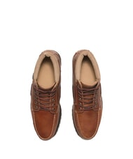 TIMBERLAND AUTHENTIC MID Sk&oacute;rzane botki średni pomarańczowy pełny ziarno - Buty męskie - 5
