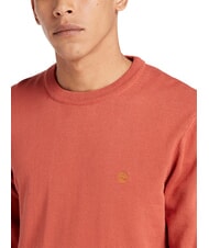 TIMBERLAND WILLIAMS RIVER Sweter z okrągłym dekoltem olej chili - Koszulki męskie - 3