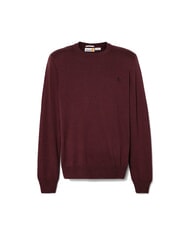 TIMBERLAND KNOX RIVER Sweter z okrągłym dekoltem porto z brunatnym winem - Koszulki męskie - 3