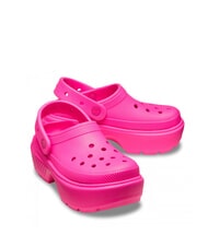 CROCS STOMP CLOG W Kapcie typu chodaki na platformie r&oacute;żowy zauroczenie - Buty uniseks - 4