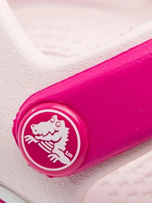 CROCBAND&trade; KIDS Sandał ledwo r&oacute;żowy/cukierkowo-r&oacute;żowy - Buty dziecięce