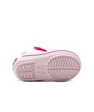 CROCS CROCBAND&trade; KIDS Sandał ledwo r&oacute;żowy/cukierkowo-r&oacute;żowy - Buty dziecięce - 7
