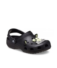 CROCS CLASSIC GLOW BLACK CAT CLOG T Sabot kapciowy - Buty dziecięce