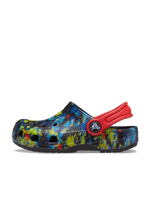 CLASSIC TIEDYE GRAPHIC GLOG T Sandały sabot tonik turecki/mult - Buty dziecięce