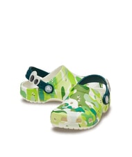 CROCS CLASSIC GLOW SLIME MONSTERSCGT Sabot kapciowy świecić na zielono - Buty dziecięce - 5