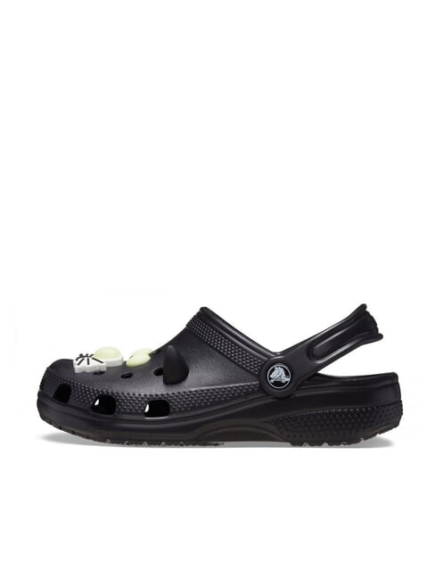 CLASSIC GLOW BLACK CAT CLOG T Sabot kapciowy czarny - Buty dziecięce