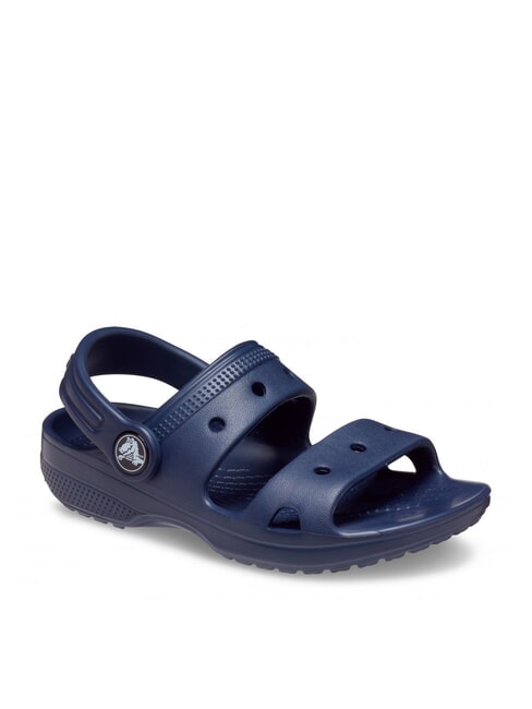 CLASSIC CROCS SANDAL T Kapcie z paskami marynarka wojenna - Buty dziecięce