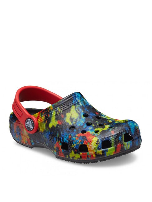 CLASSIC TIEDYE GRAPHIC GLOG T Sandały sabot tonik turecki/mult - Buty dziecięce