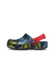 CROCS CLASSIC TIEDYE GRAPHIC GLOG T Sandały sabot tonik turecki/mult - Buty dziecięce - 3