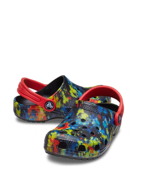 CLASSIC TIEDYE GRAPHIC GLOG T Sandały sabot tonik turecki/mult - Buty dziecięce