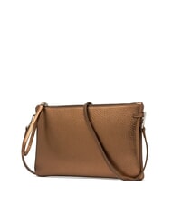 GIANNI CHIARINI HERMY Metaliczna sk&oacute;rzana torba kopertowa opiekany - Torby damskie - 2