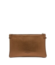 GIANNI CHIARINI HERMY Metaliczna sk&oacute;rzana torba kopertowa opiekany - Torby damskie - 3
