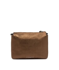 GIANNI CHIARINI THREE Metaliczna sk&oacute;rzana torba na ramię opiekany - Torby damskie - 3