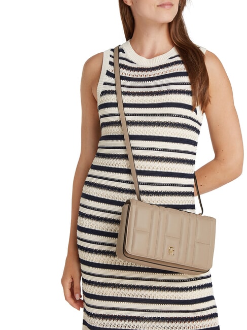 TH FEMININE  Torba na ramię / torba crossbody nadmorski szary - Torby damskie