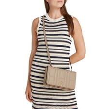 TOMMY HILFIGER TH FEMININE  Torba na ramię / torba crossbody nadmorski szary - Torby damskie - 5