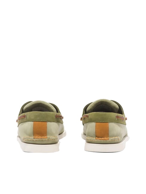 CLASSIC BOAT  Buty ze sk&oacute;ry zamszowej jasnozielony - Buty męskie