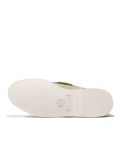 CLASSIC BOAT  Buty ze sk&oacute;ry zamszowej jasnozielony - Buty męskie