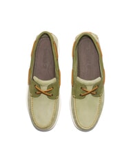 TIMBERLAND CLASSIC BOAT  Buty ze sk&oacute;ry zamszowej jasnozielony - Buty męskie - 3