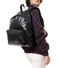 EASTPAK PADDED PAKR Plecak błyszczący czarny - Plecaki szkolne i rekreacyjne - 6