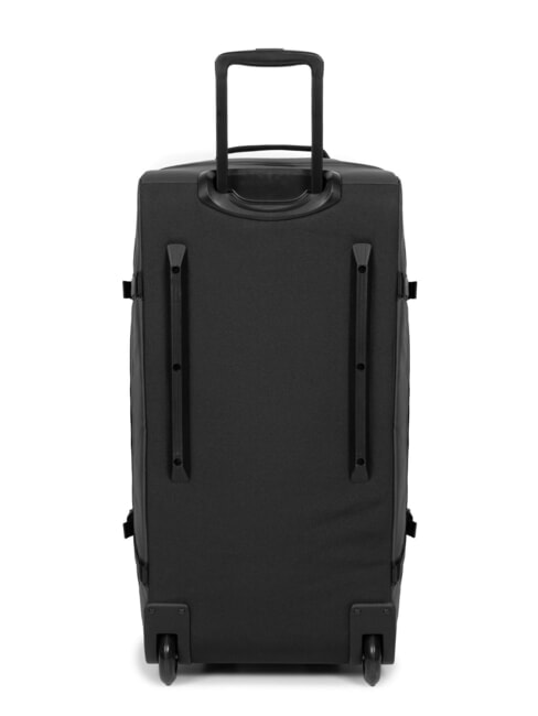 DUFFEL PACK WHEEL M Średniej wielkości wodoodporna torba podr&oacute;żna na k&oacute;łkach plandeka czarna2 - W&oacute;zki p&oacute;łsztywne