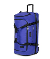 EASTPAK DUFFEL PACK WHEEL M Średniej wielkości wodoodporna torba podr&oacute;żna na k&oacute;łkach plandeka niebieska - W&oacute;zki p&oacute;łsztywne - 4