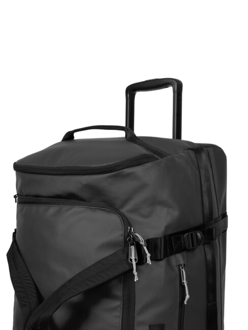 DUFFEL PACK WHEEL L Duża, wodoodporna torba podr&oacute;żna na k&oacute;łkach plandeka czarna2 - W&oacute;zki p&oacute;łsztywne