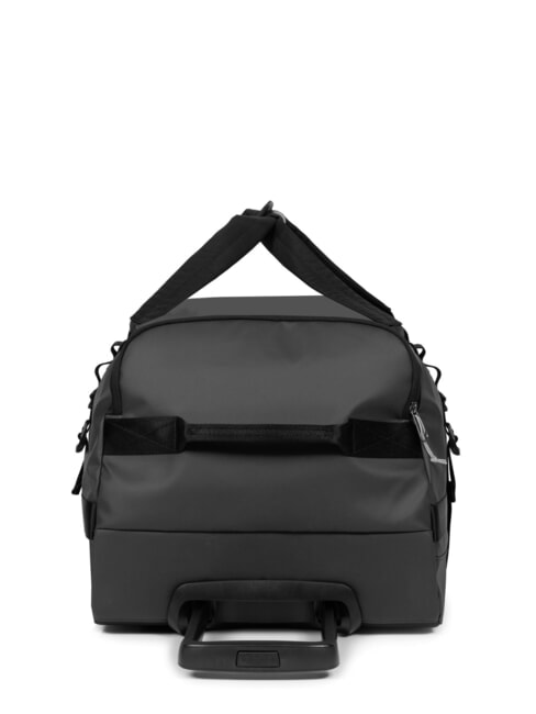 DUFFEL PACK WHEEL L Duża, wodoodporna torba podr&oacute;żna na k&oacute;łkach plandeka czarna2 - W&oacute;zki p&oacute;łsztywne