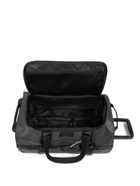 DUFFEL PACK WHEEL S Mała wodoodporna torba podr&oacute;żna na k&oacute;łkach plandeka czarna2 - Bagaż podręczny