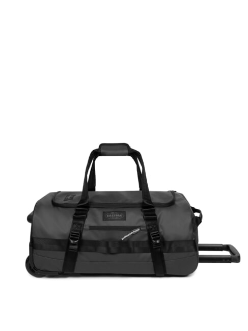 DUFFEL PACK WHEEL S Mała wodoodporna torba podr&oacute;żna na k&oacute;łkach plandeka czarna2 - Bagaż podręczny
