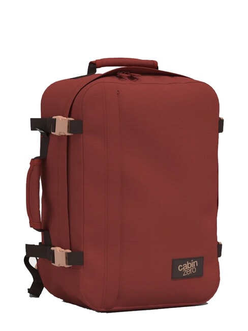 CLASSIC 36L Plecak podr&oacute;żny pod siedzenie czerwona sangria - Plecaki szkolne i rekreacyjne
