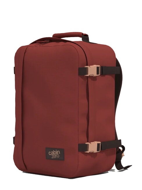 CLASSIC 36L Plecak podr&oacute;żny pod siedzenie czerwona sangria - Plecaki szkolne i rekreacyjne