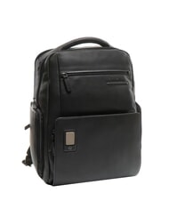 PIQUADRO AKRON Plecak sk&oacute;rzany na laptopa 15,6" Czarny - Plecaki na laptopa do pracy - 3