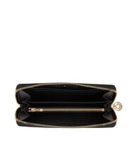 TOMMY HILFIGER TH DISTINCT Portfel zapinany na suwak czarny - Portfele damskie - 2