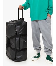 EASTPAK TARP DUFFL'R WHEEL W&oacute;zek / Duża torba podr&oacute;żna czarna plandeka - Mn&oacute;stwo - 5