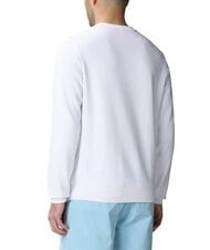 SUN68 ROUND FLUO Bluza z okrągłym dekoltem i nadrukowanym logo - Bluzy męskie