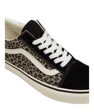 VANS OLD SKOOL COLOR THEORY Trampki pł&oacute;cienne czarny/lampart - Buty uniseks - 3