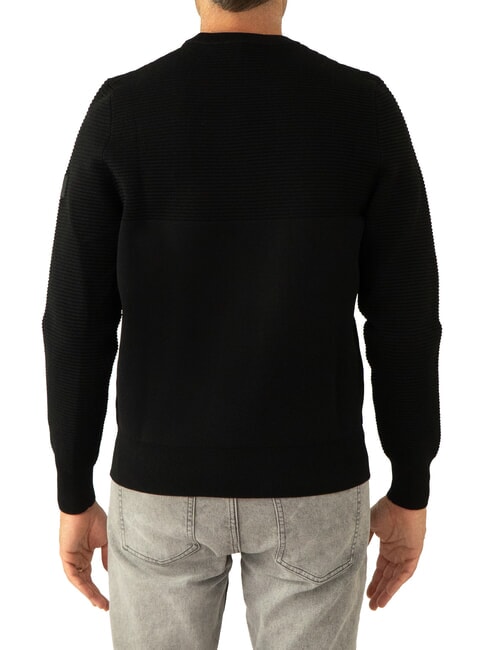 KNITTED Sweter z okrągłym dekoltem czarny - Koszulki męskie