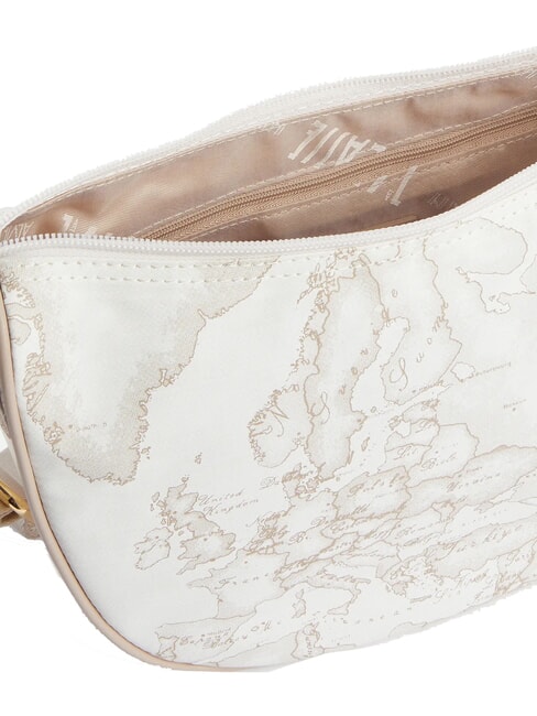 GEO CLASSIC Torba p&oacute;łksiężycowa biały - Torby damskie