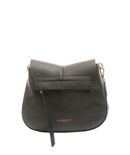GIANNI CHIARINI HELENA ROUND Torba sk&oacute;rzana z podw&oacute;jnym paskiem na ramię Czarny - Torby damskie - 4
