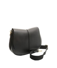GIANNI CHIARINI HELENA ROUND Mała sk&oacute;rzana torba na ramię Czarny - Torby damskie - 2