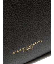 GIANNI CHIARINI HELENA ROUND Mała sk&oacute;rzana torba na ramię Czarny - Torby damskie - 4