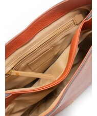 GIANNI CHIARINI HELENA ROUND Mała sk&oacute;rzana torba na ramię ceglasty - Torby damskie - 6