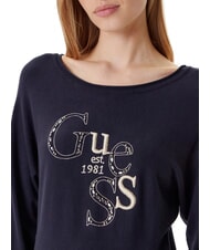GUESS KASSIDY Sweter z logo odrzutowiec - Koszulki damskie - 4