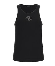GUESS NEW SL ROUND GUENDALINA Top z logo 4G ze strasami odrzutowiec - Koszulki i topy damskie - 4