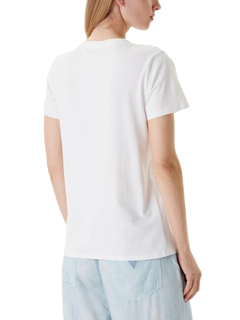 FLOWER BLING Koszulka z nadrukiem i aplikacją czysto biały - Koszulki i topy damskie